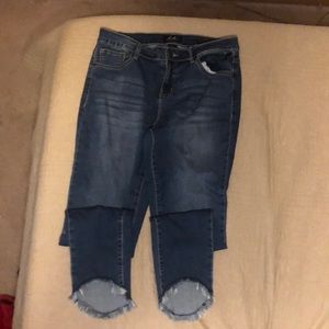 Earl Jean skinny ankle jeans
